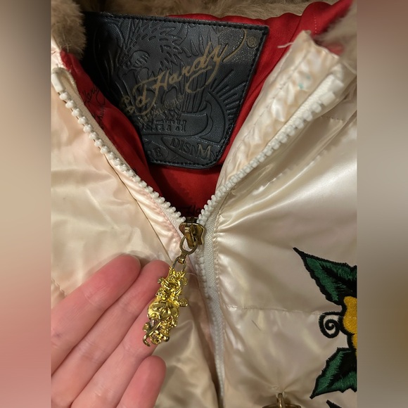Rare Ed Hardy Puffer Tiger Jacket - Picture 11 of 16